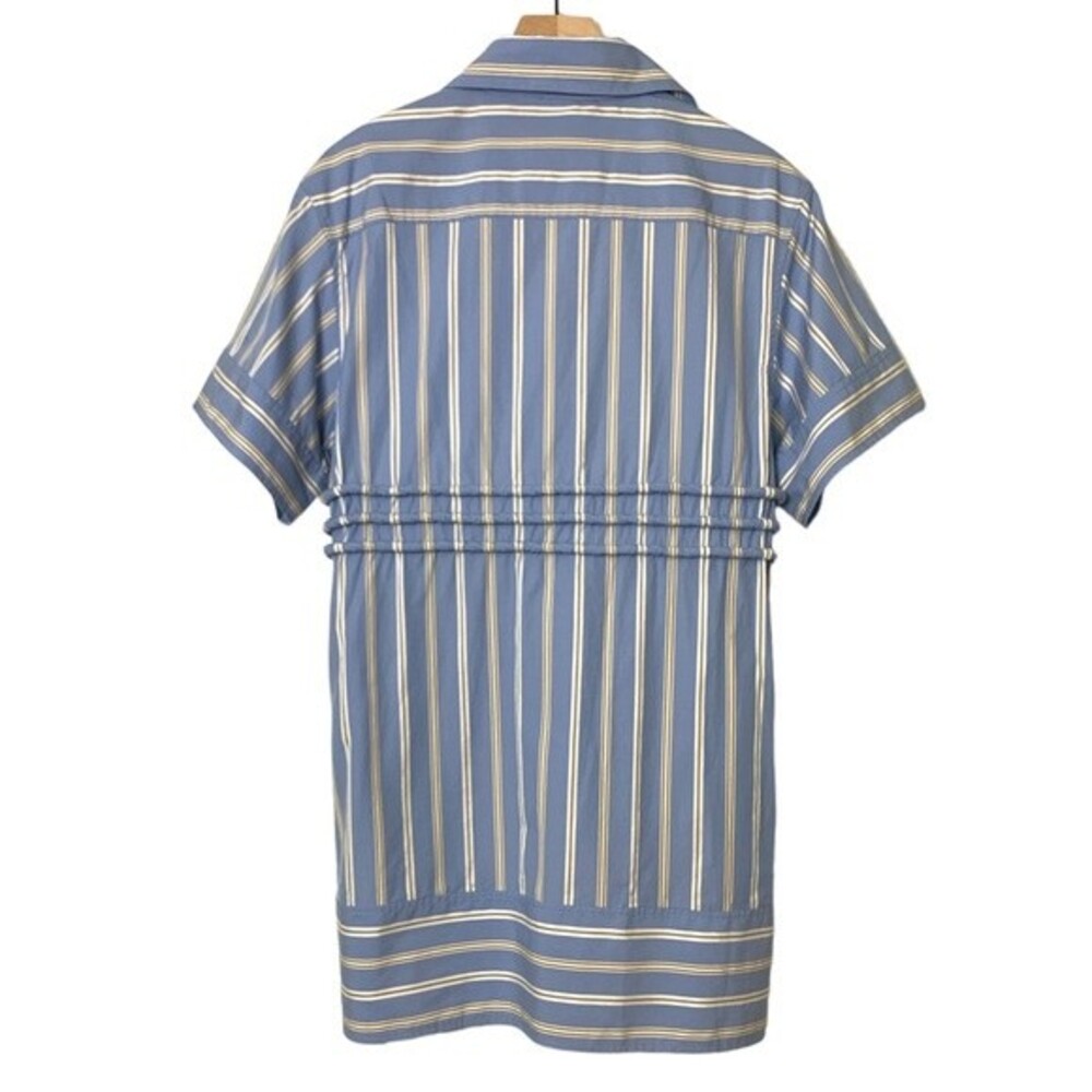 NWOT AKNVAS 100% cotton Fiona Drawstring Shirtdress. Size 2 - Picture 8 of 12